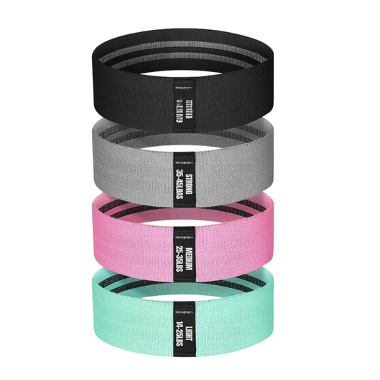True Athlete Co.™ Fabric Resistance Band Set